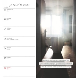 Kalendár 2024 (stolový) Prijmite pomoc z neba / KUMRAN