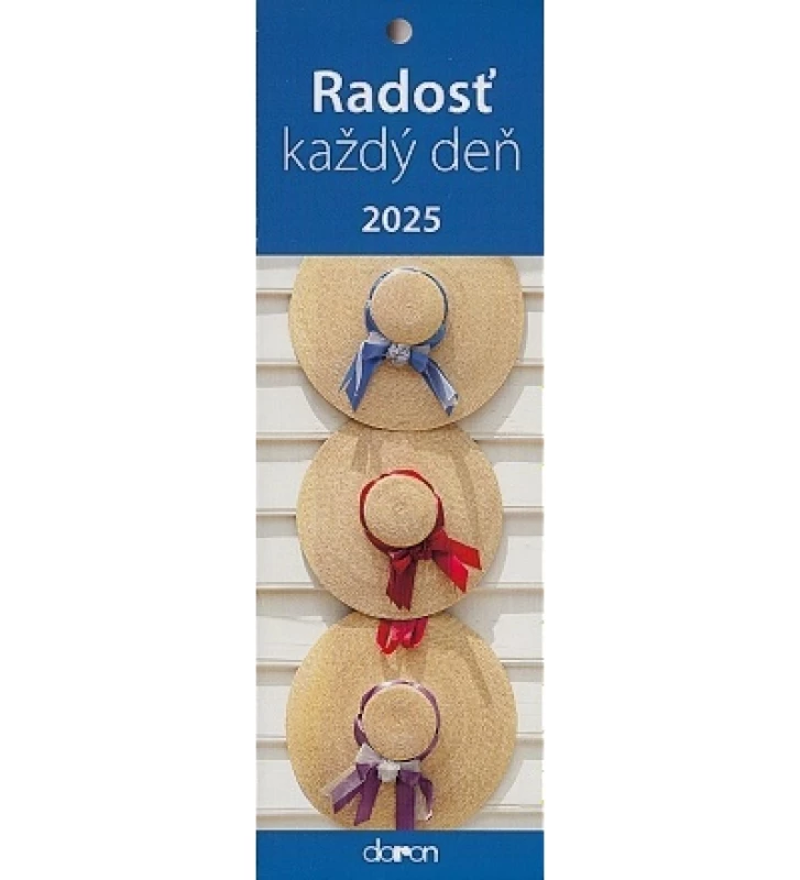 Kalendár 2025 (záložkový) - Radosť každý deň