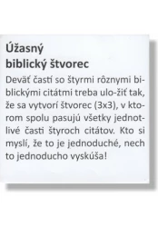 Úžasný biblický štvorec