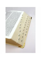 Svadobná biblia, ekumenický preklad, edícia SLOVO, biela so kvetom, s DT