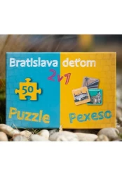 Bratislava deťom 2v1 Puzzle a Pexeso