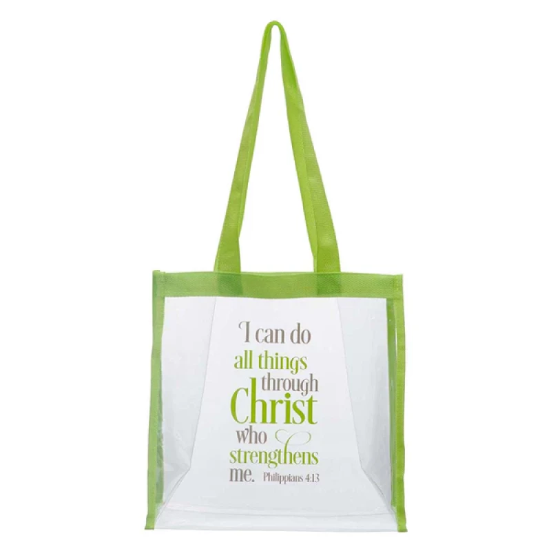 Taška I Can Do All Things Clear Tote Bag - Phi