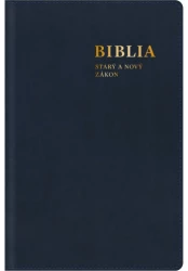 BIBLIA. Starý a Nový zákon, s mapami (stredný formát) / SSV - modrá