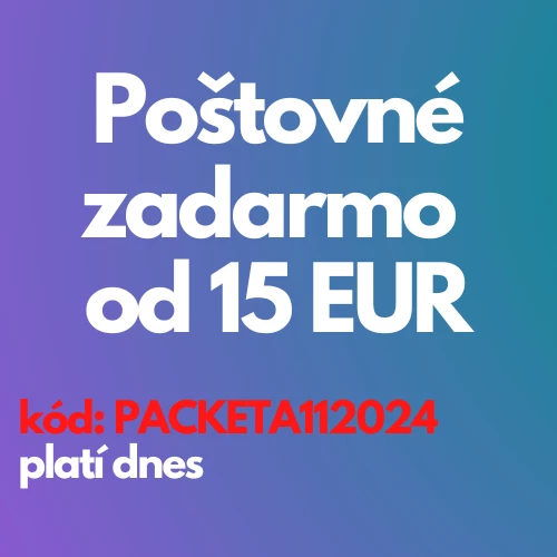 Poštovné zadarmo od 15€