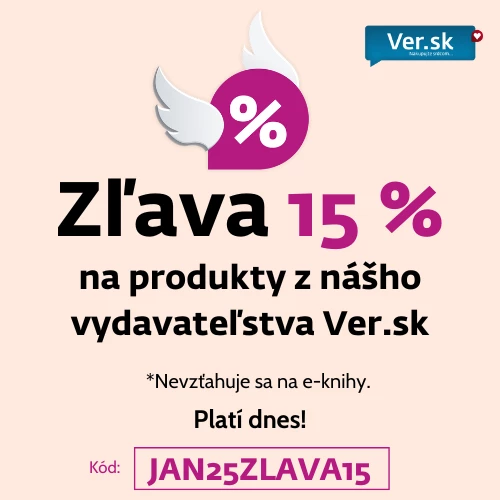 Zľava 15% na knihy Ver.sk